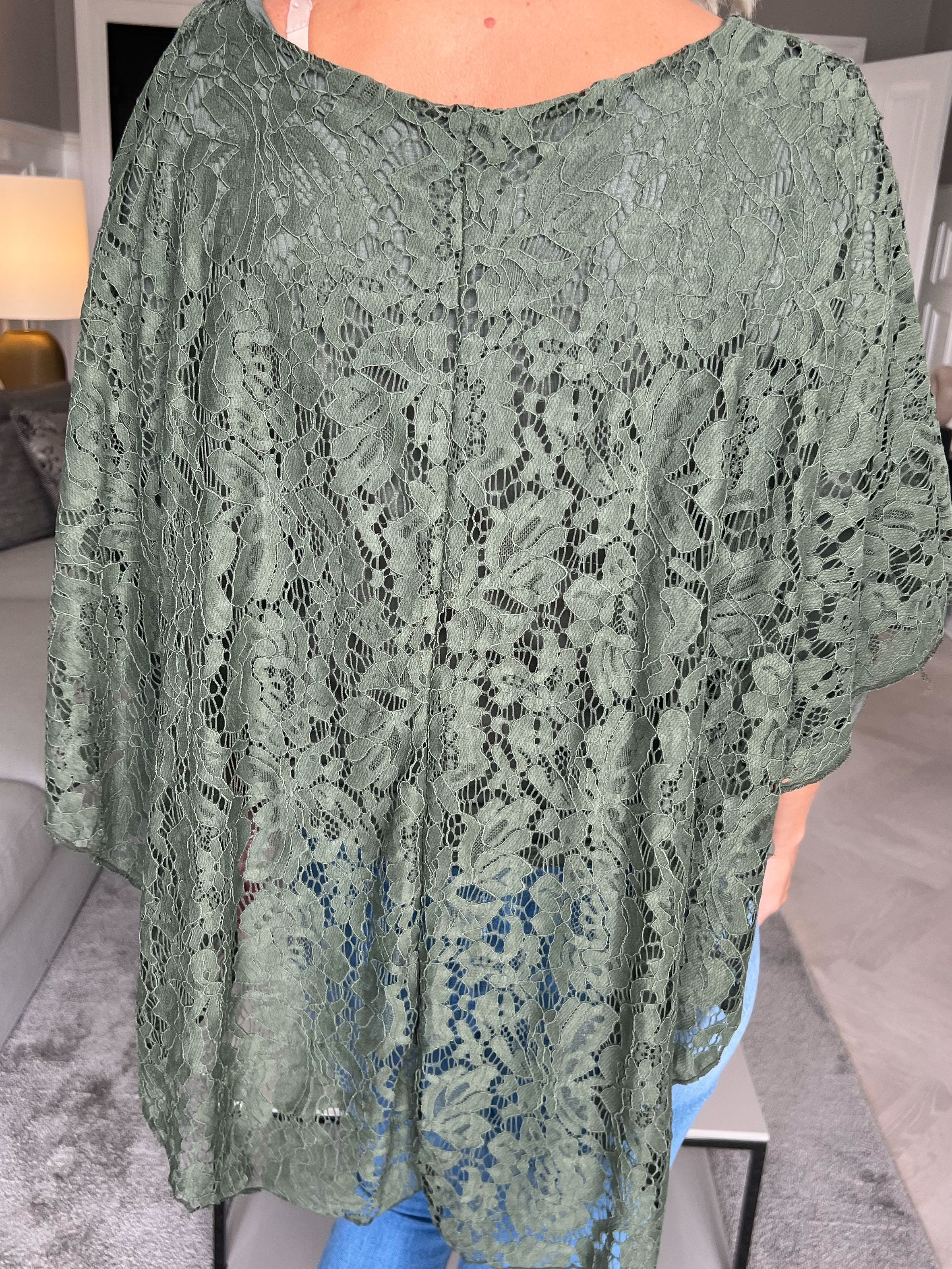 Kenya Lace Shirt - Tunika med spetslager